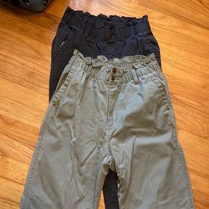 Two pairs of Womens pull on pants